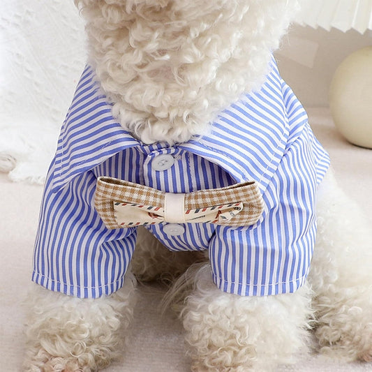 camisa rayas para perros