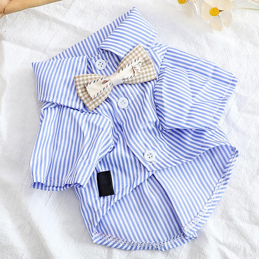 camisa rayas para perros con estilo